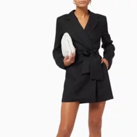 NWT RUMER Loulou Blazer Dress in Linen S - Picture 5 of 6